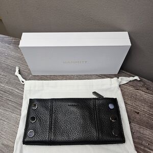 Hammitt Black Leather Wallet Clutch